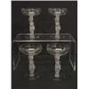 Image 1 : SET OF 4 FIGURAL WINE GLASSES