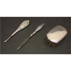 LOT OF THREE STERLING ITEMS