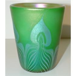 TIFFANY FAVRILLE ART GLASS CUP