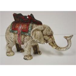 ELEPHANT CAST IRON MECHANICAL BANK
