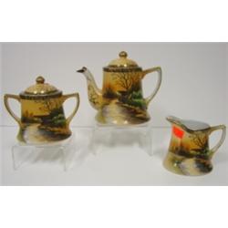 THREE PC. NIPPON STYLE TEA SET