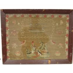 CA. 1856 NEEDLEWORK SAMPLER
