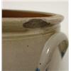 Image 2 : BLUE DECORATED STONEWARE CROCK W/EARS