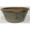Image 2 : BLUE DECORATED STONEWARE MILK BOWL