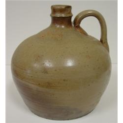 REDWARE OVOID JUG WITH HANDLE