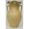 Image 1 : LARGE DOUBLE HANDLED YELLOW ART POTTERY VASE