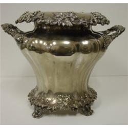 ORNATE SILVERPLATE WINE COOLER