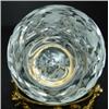 Image 3 : FABERG+ ETCHED GLASS EGG WITH STAND