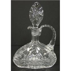 AMERICAN CUT GLASS DECANTER