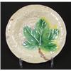 Image 1 : MAJOLICA LEAF PATTERN PLATE