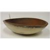 Image 1 : WHITE PAINTED PRIMITIVE WOODEN BOWL