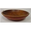 Image 1 : RED OVERPAINTED WOODEN BOWL