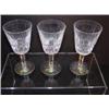 Image 2 : SET OF 7 WATERFORD CRYSTAL GOBLETS