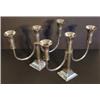 Image 1 : PR. OF NEO-CLASSICAL SILVERPLATE CANDELABRAS