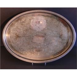 LEONARD SILVERPLATE TRAY