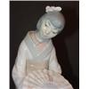 Image 2 : LLADRO STYLE STATUETTE OF YOUNG LADY