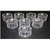 Image 1 : SET OF 8 GORMAN CRYSTAL NAPKIN RINGS
