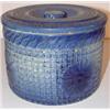 Image 2 : BLUE SALT-GLAZED BUTTER CROCK