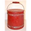 Image 1 : RED OVERPAINTED MINCE MEAT BUCKET