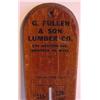 Image 2 : MASSACHUSETTS WOODEN ADV. THERMOMETER