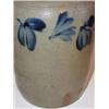 Image 3 : BLUE DECORATED STONEWARE CROCK