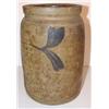 Image 3 : REMMEY PHILADELPHIA BLUE DEC. STONEWARE CROCK
