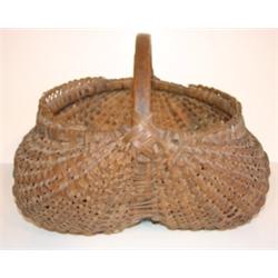 SPLINT OAK BUTTOCKS BASKET