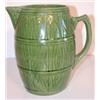 Image 1 : GREEN STONEWARE PITCHER
