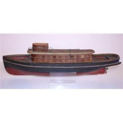PRIMITIVE MINIATURE WOODEN BOAT