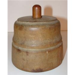 PRIMITIVE WOODEN BUTTER PRINT