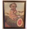 Image 1 : BLACK AMERICANA PRINT OF CHILD & WATERMELON