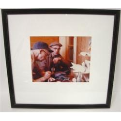 FRAMED AUTOGRAPHED PHOTO OF LEM & STEVE WARD