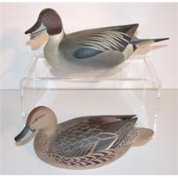 PR. OF WARD BROS. 1964 HALF-SIZE PINTAIL DECOYS
