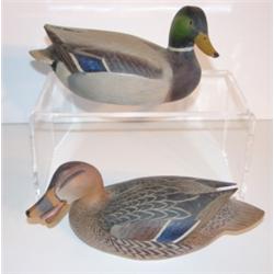 PR. OF WARD BROS. 1964 HALF-SIZE MALLARD DECOYS
