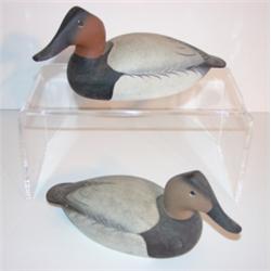 PR. OF LAWSON HALF-SIZE CANVASBACK DECOYS
