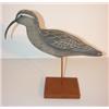 Image 1 : CARVED WOODEN CURLEW ON BASE