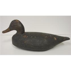 MILES HANCOCK BLACK DUCK DECOY