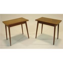 PR. OF CUSTOM MADE WALNUT MINIATURE STANDS