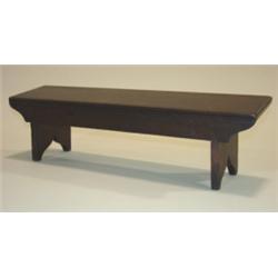 WALNUT PRAYER BENCH