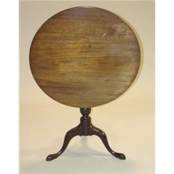 PERIOD QUEEN ANNE WALNUT TILT-TOP TABLE