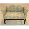 Image 1 : CHIPPENDALE STYEL UPHOLSTERED LOVESEAT
