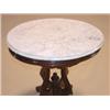 Image 2 : VICTORIAN WALNUT MARBLE TOP TABLE