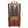 Image 1 : EARLY 19TH CENT. MARYLAND WALNUT CORNER CUPBOARD