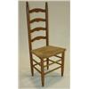 Image 1 : PRIMITIVE LADDER BACK & RUSH BTM. SIDE CHAIR