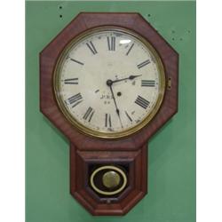WALNUT PENNSYLVANIA RAILROAD CLOCK