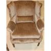 Image 4 : PR. OF MATCHING UPHOLSTERED WING CHAIRS