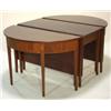 Image 1 : MARYLAND HEPPLEWHITE 3 SEC. WALNUT BANQUET TABLE