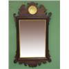 Image 1 : CHIPPENDALE WALNUT LOOKING GLASS