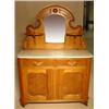 Image 1 : ORNATE VICTORIAN WALNUT MARBLE TOP SIDEBOARD
