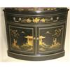 Image 2 : EBONIZED ORIENTALIA CORNER CUPBOARD